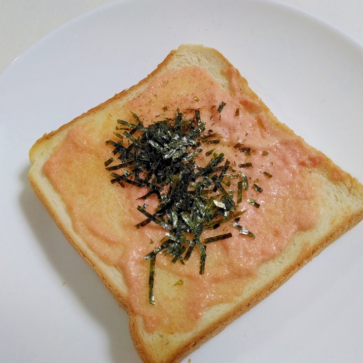 朝食に☆明太子マヨトースト